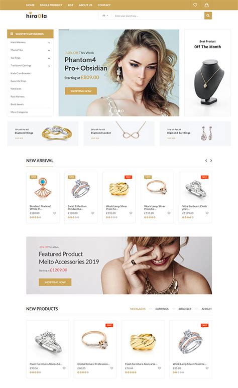 一套概念珠宝店珠宝电商app应用界面设计-XD素材中文网