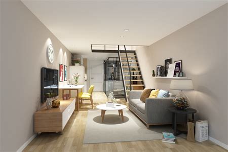 68㎡复式小公寓，简约时尚，精致生活！|空间|家装设计|A17730029017 - 原创作品 - 站酷 (ZCOOL)