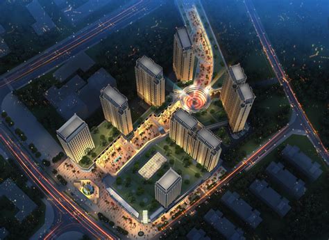 黄冈市将军城中央大街居住区景观规划设计_武汉乐道创景