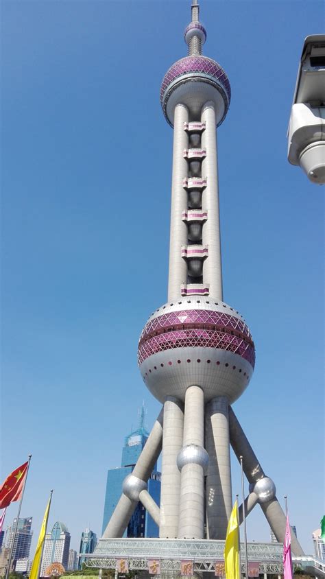 中国 上海 东方明珠塔 著名 摩天楼 高 旅游图片免费下载 - 觅知网