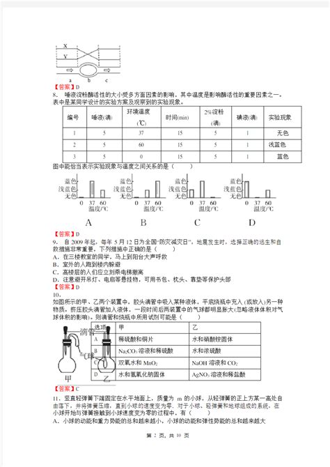 2020年杭州中考科学试卷分析_杭州学而思1对1