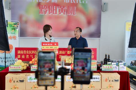 一小时卖出15万斤 洪江市长为黔阳黄桃直播“带货” - 良品优选 - 新湖南