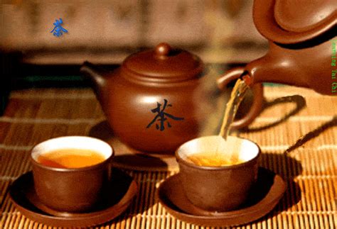 喝茶表情包图片