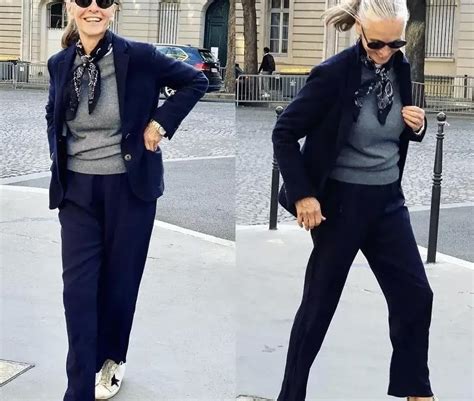时尚与年龄无关，70岁法国时髦老太太的街头穿搭，优雅大气又洒脱|老太太|时尚|色系_新浪新闻