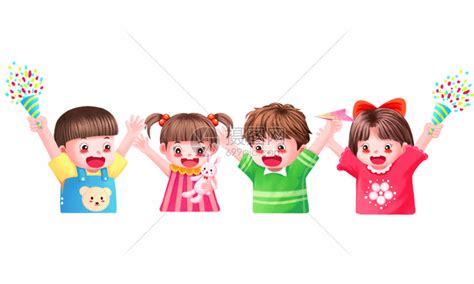 儿童节庆祝的小孩GIF动图图片-正版gif素材401739148-摄图网