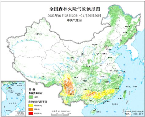 注意防火！西南、华南部分地区森林火险气象等级高！