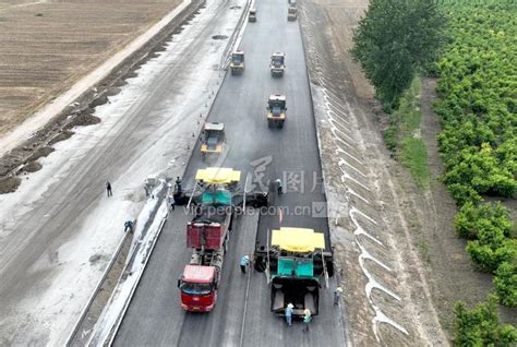 安徽亳州：亳蒙高速公路施工忙 -人民图片网