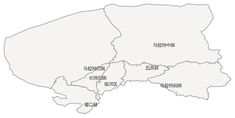 巴彦淖尔市地图图片