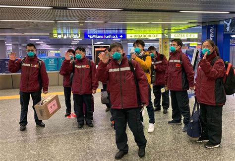 中国第二批赴意抗疫医疗专家组从米兰启程回国
