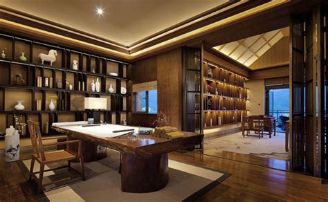 新中式实木单人沙发现代简约黑胡桃木别墅大户型客厅会所家具定制-美间设计