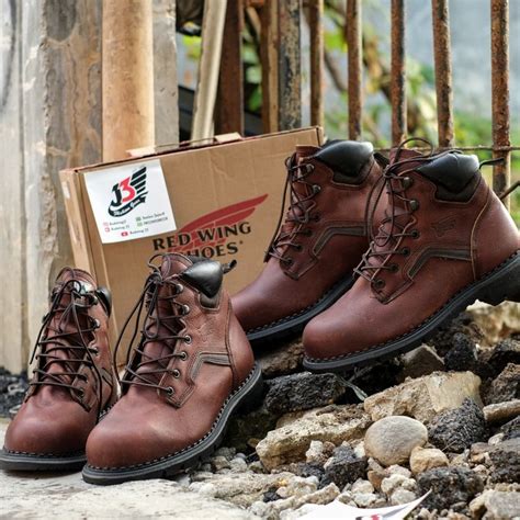 Jual SAFETY SHOES RED WING 3256 ORIGINAL | Shopee Indonesia