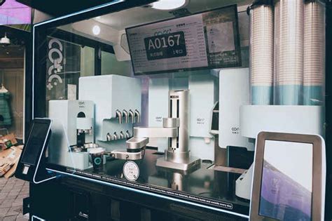 无人经济风口，机器人咖啡厅_怡美工业设计公司