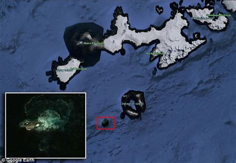 谷歌地球在南极洲海洋发现巨大海怪？坐标63°2