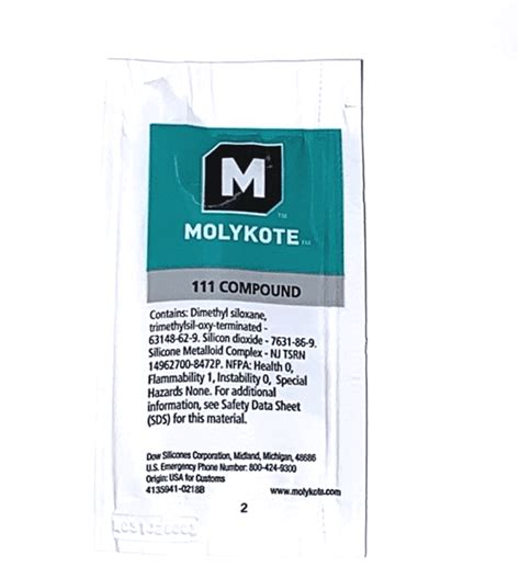Dow Corning Molykote 111 Compound 150g Malaysia Supplier