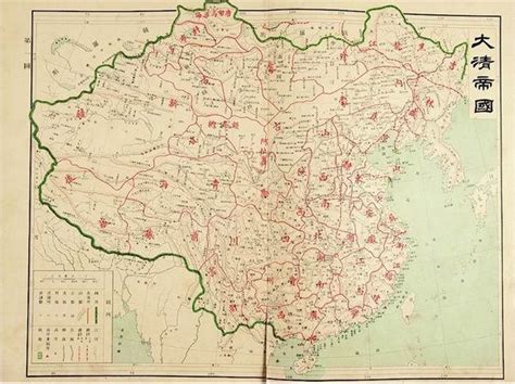清朝历史地图全图高清版-历史地图网