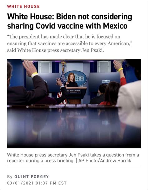 美国无情拒绝墨西哥疫苗请求，我大使：4张图告诉你谁才是真朋友__财经头条