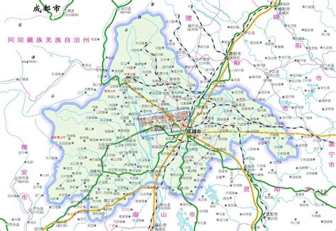 成都市区地图全图_旅游地图_微信公众号文章