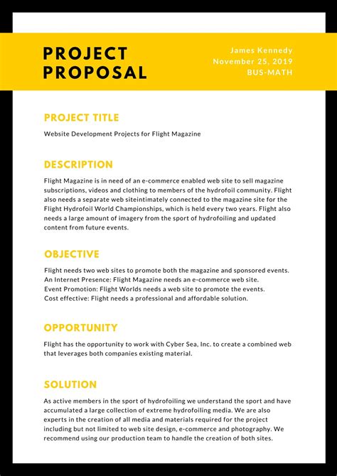 30+ Business Proposal Templates & Proposal Letter Samples