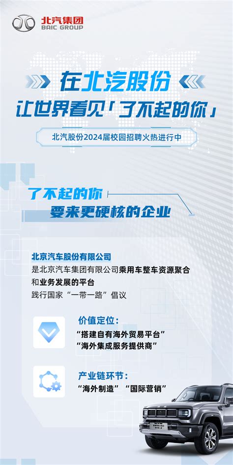 2024校园招聘-北京汽车集团有限公司招聘-就业信息网-海投网