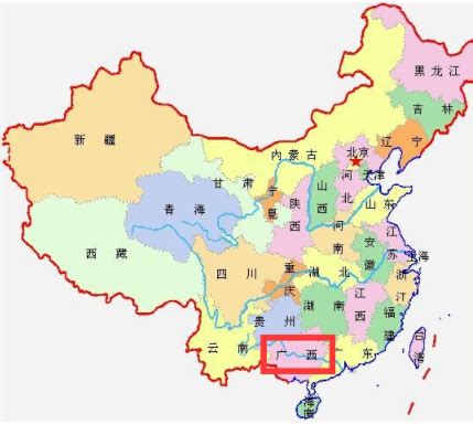广西省地图-广西省地图
