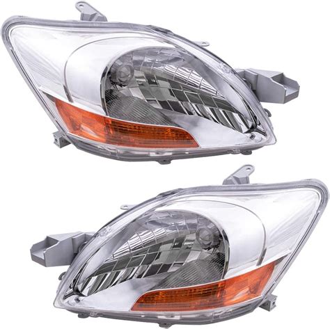 Driver and Passenger Headlights Headlamps Replacement for Toyota 81170 ...