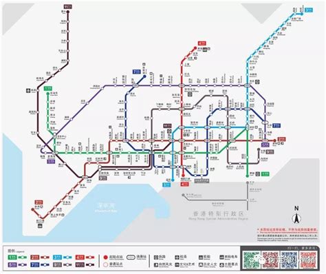 深圳已经开通地铁线路图（高清图） - 深圳本地宝