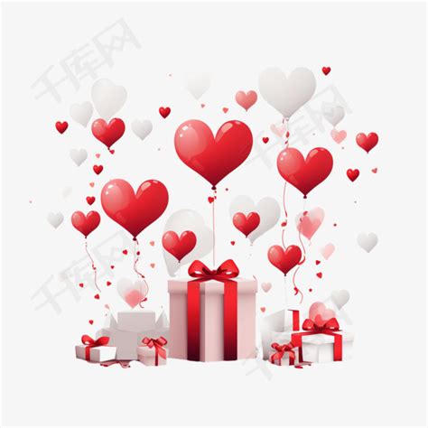 简单快乐的情人节庆祝设计素材图片免费下载-千库网