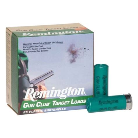 Remington Gun Club 12 Gauge 2-3/4in #8 1oz Target Shotshells - 25 ...
