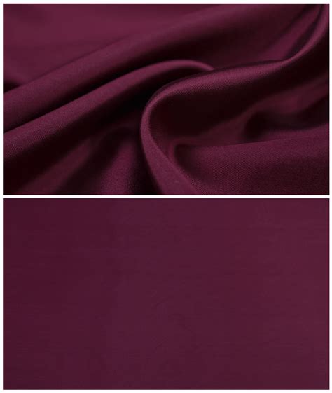 绛紫色 35姆米纯色真丝羊毛重磅布料宽幅 超品质高级定制面料-阿里巴巴