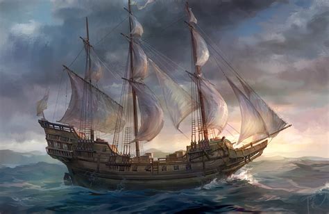 加勒比海盗_中型商船 由 土顽毛 创作 | 乐艺leewiART CG精英艺术社区，汇聚优秀CG艺术作品