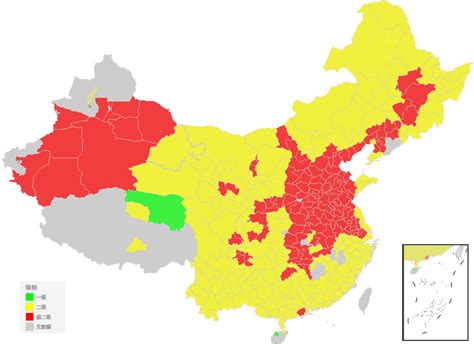 pyechart制作中国地图显示380个城市空气质量 - 知乎