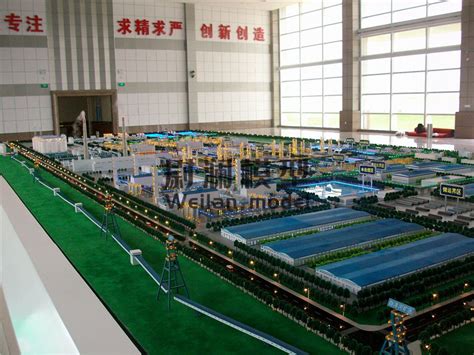 中国石化规划沙盘 - 工业流程模型 - 华野