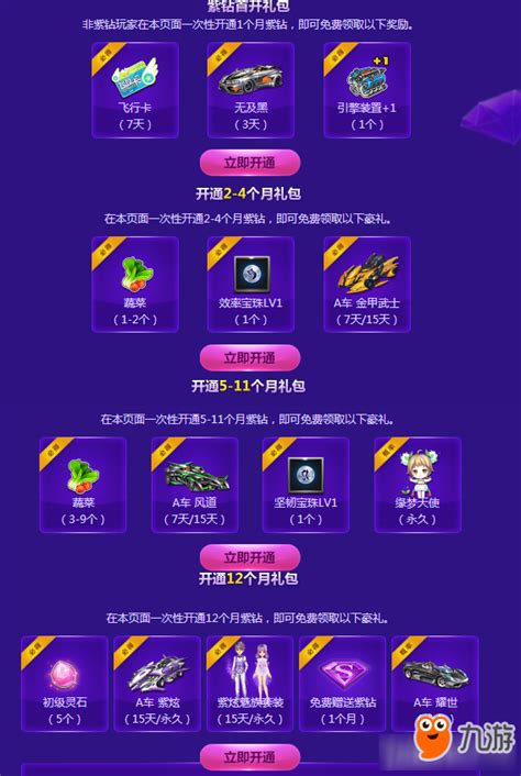 《QQ飞车》免费紫钻永久A车方法介绍 12月飞车幸运星活动怎么样_九游手机游戏
