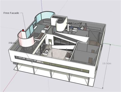 萨伏伊别墅（CAD平面图+效果图）-建筑软件-筑龙建筑设计论坛
