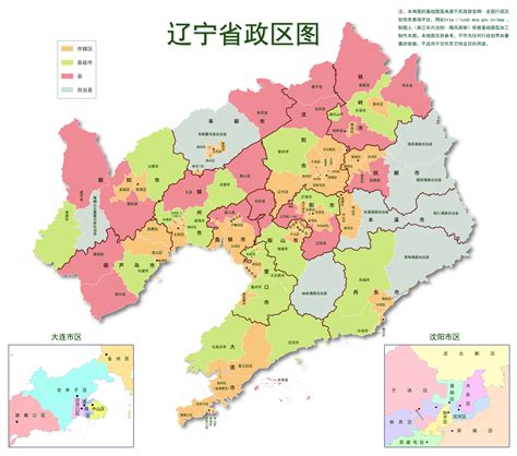 辽宁省地图图片 - 高清大图 - 我查