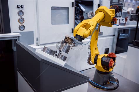 机器人手臂生产线现代工业技术自动化生产单元高清图片下载-正版图片300019469-摄图网