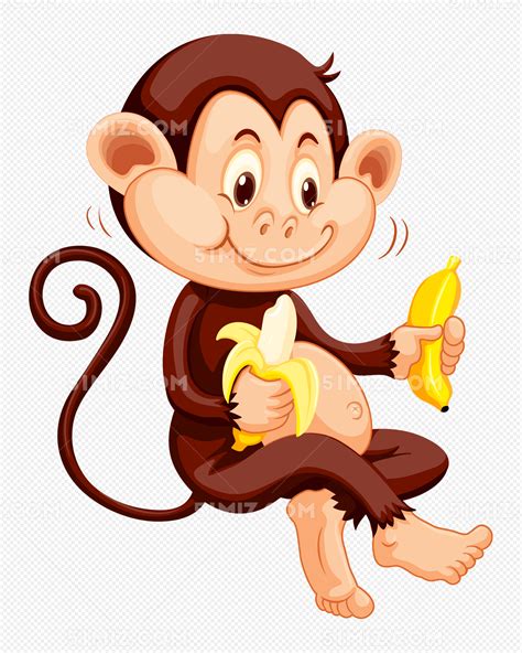 吃香蕉男孩素材图片免费下载-千库网
