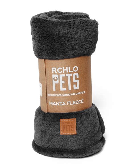 Riachuelo | Manta Para Pet Fleece Cinza 70x 1,10cm Casa Riachuelo