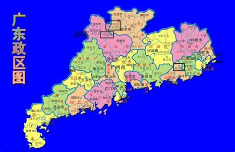 广东行政地图图片