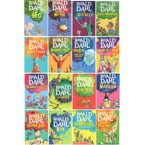 罗尔德·达尔Roald Dahl 全集 (16册无点读)