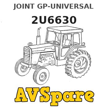 JOINT GP-UNIVERSAL 2U6630 - Caterpillar | AVSpare.com