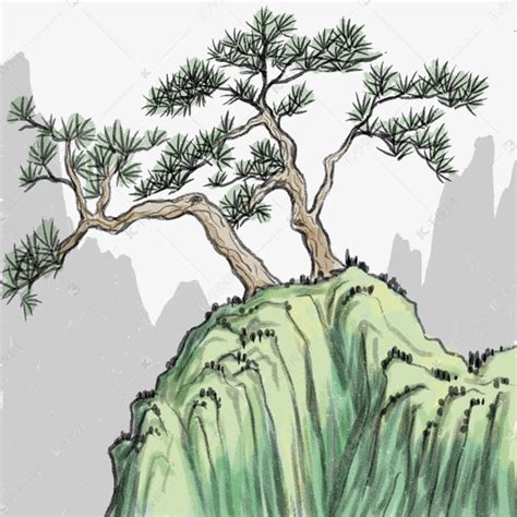 国画：松树的各种画法「图解」-搜狐大视野-搜狐新闻