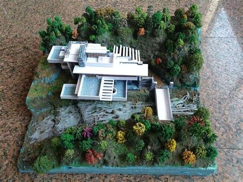 [别墅模型]流水别墅模型制作效果图 - 土木在线