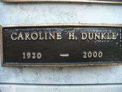 Caroline Irene Hughes Dunkle (1920-2000) - Mémorial Find a Grave