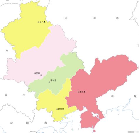 惠州市有几个区？区名是什么？