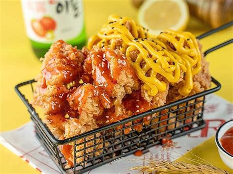 韩式炸鸡,中国菜系,食品餐饮,摄影,汇图网www.huitu.com