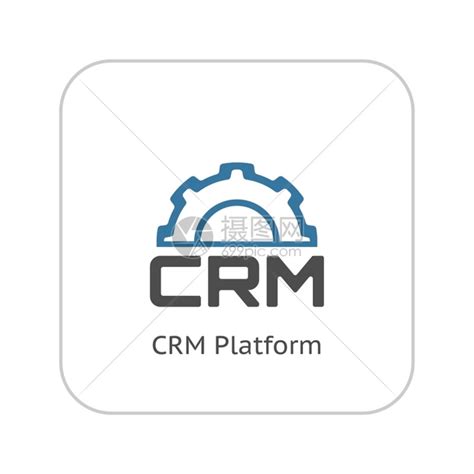 CRM平台图标面设计商业和金融单独说明插画图片下载-正版图片304150701-摄图网