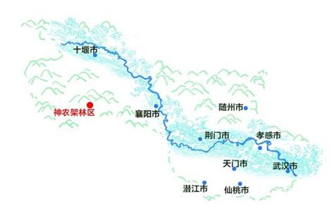 汉江流域地图图片