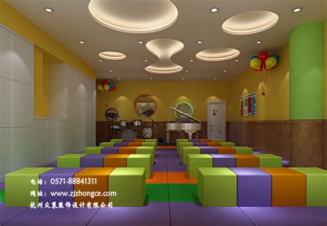 高端幼儿培训机构设计案例-杭州众策装饰装修公司