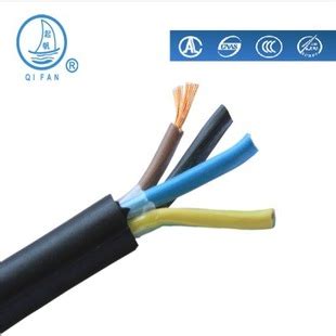 起帆电线 YZ橡皮电缆系列 耐磨铜芯橡胶软线 国标包检测 足米足量-阿里巴巴